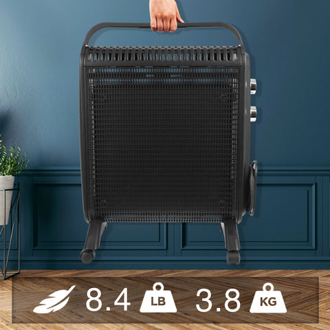 Duronic Electric Heater with product weight in LB and KG
