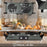 Duronic Electric Hot Plate HP2 GG showing full dimensions, burner diameters, and cord length.