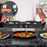Duronic Electric Hot Plate HP2 GG with cool-touch side carrying handles.