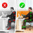 Duronic Ergonomic Footrest showing the ergonomic benefits of using a desk footrest to improve sitting posture and spinal alignment while working at a computer.