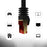 Duronic Ethernet Cable Black with a gold-plated RJ45 connector, surrounded by icons for gaming, routing, smart home, streaming, and computing devices.