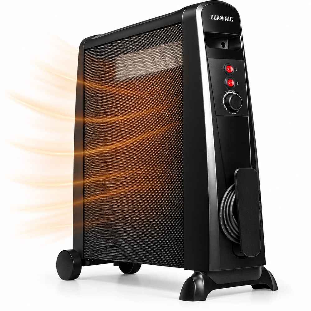Duronic_HV101_BK_electric_mica_heater_in_use