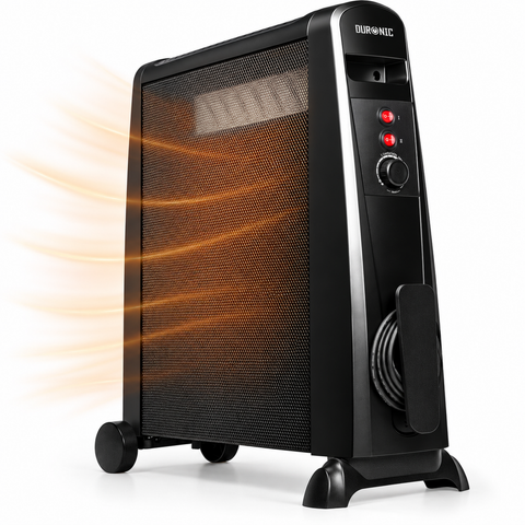 Duronic_HV101_BK_electric_mica_heater_in_use