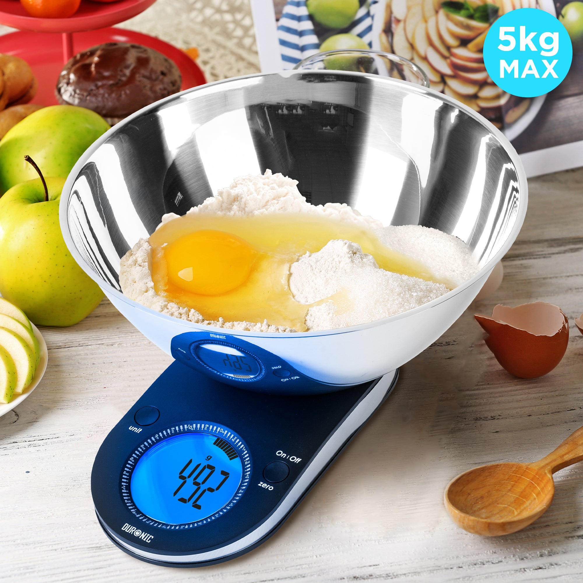 Duronic KS5000 digital weight scale with a maximum weight of 5kg