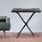 Duronic Keyboard Stand supporting an electronic musical keyboard in a living room.