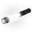 Duronic LED Torch with glowing transparent wand and textured grip for workshop or emergency.