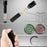 Duronic LED Torch with three AAA batteries and its power button usage.