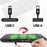 Duronic Laptop Cooling featuring dual input ports, a power dial, and glowing green LED fans.