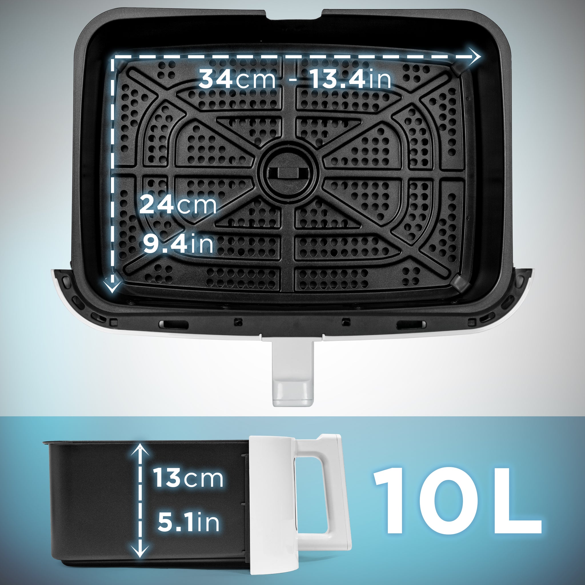 Duronic Large Drawer with dimension