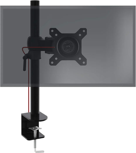 Duronic Monitor Arm Single with adjustable arm, VESA plate, and heavy duty C-clamp.