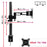 Duronic Monitor Arm Single with dimensions, VESA compatibility, and screen size specifications.