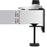 Duronic Monitor Arm Stand showing a supported desk thickness range of 0.5cm to 6.8cm.