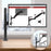 Duronic Monitor Arm Stand showing different rotation angles on the screen display.