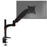 Duronic Monitor Arm Stand with desk clamp, holding a translucent monitor display. 