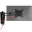 Duronic Monitor Arm Wall Mount featuring an adjustable arm and cable management hook.
