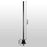 Duronic Monitor Stand Pole with 105cm height and 11cm base dimensions