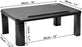 Duronic Monitor Stand Riser showing full metric and imperial dimensions.