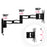 Duronic Monitor Wall Mount with 360-degree rotation for landscape and portrait viewing.