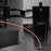 Duronic Monitor Wall Mount with an integrated bubble level and cable management hook