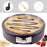Duronic PM152 crepe/pancake maker cooking thin pancake with chocolate drizzle comes with 3 attachments