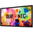 Duronic Projector Screen displaying a vibrant, colorful crowd celebration with a black border. 