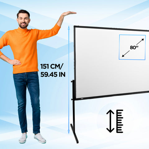 Duronic Projector Screen with height dimension