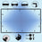 Duronic SFPS100 Projector Screens An assembly diagram shows the numbered components and hardware including 24 screws and two mounting brackets required to build a rectangular black metal frame.