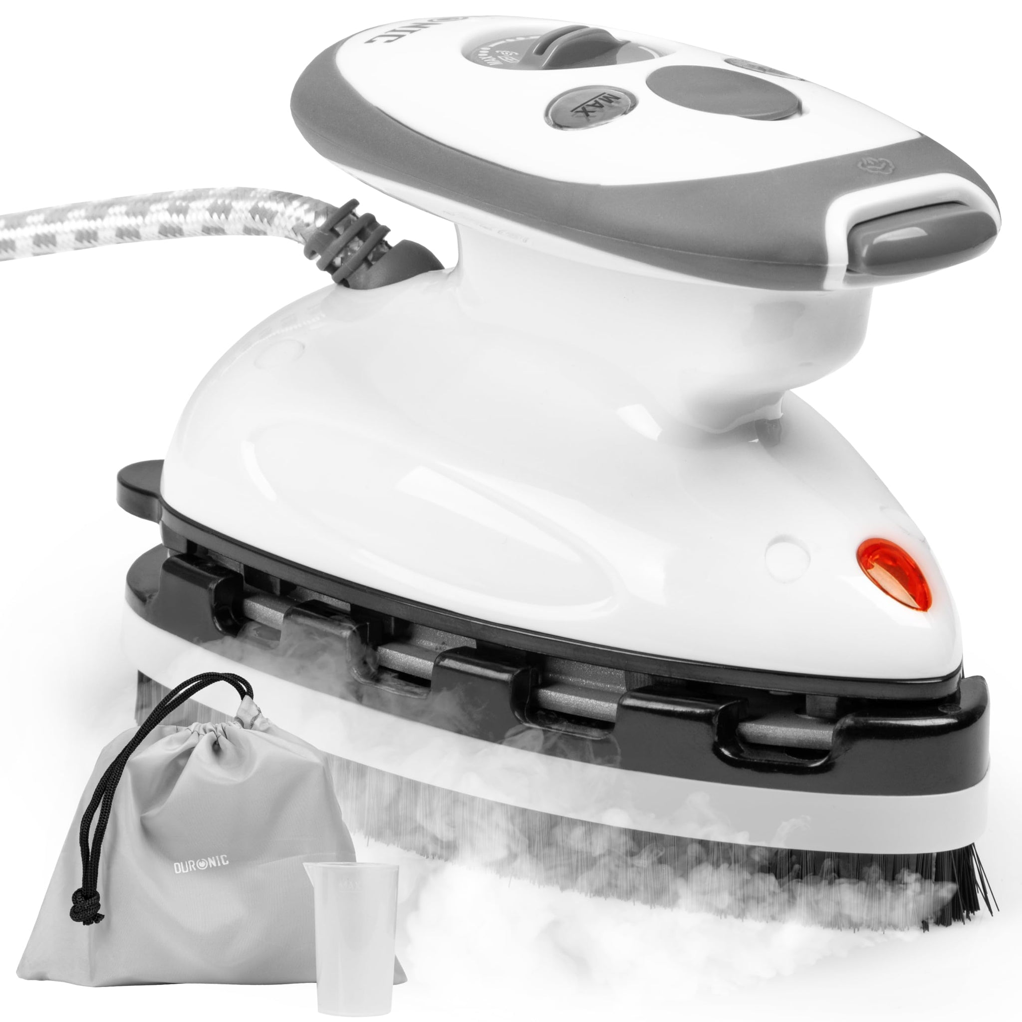 Duronic SI2 WE white travel iron for holidays quilting patchwork crafting and comes with bag
