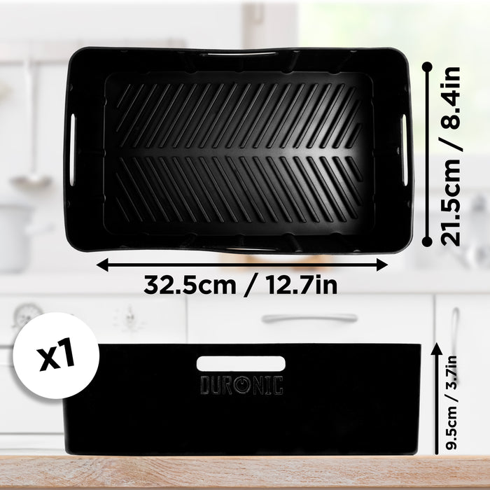 Duronic Silicone Air Fryer Liners featuring product dimension