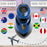 Duronic Travel Iron with both 220-240V and 100-127V outlets across various international regions.