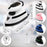 Duronic Travel Iron with product dimension and different colors