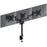 Duronic Triple Monitor Arm Stand with articulated arms supporting three computer screens for productivity.