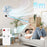 Duronic Wall Mounted Fan with a man on sofa using a remote control
