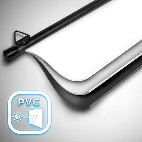 Duronic projector screen with  PVC