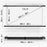Duronic projector screen with product dimension