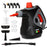 Duronic SC32 BK Handheld Steam Cleaner with 14 Accessories, 1050W Multi-Surface Steamer & Window Cleaner for Kitchen Oven, Bathroom Tile Grout & Car Upholstery, Chemical-Free with UK Plug Black