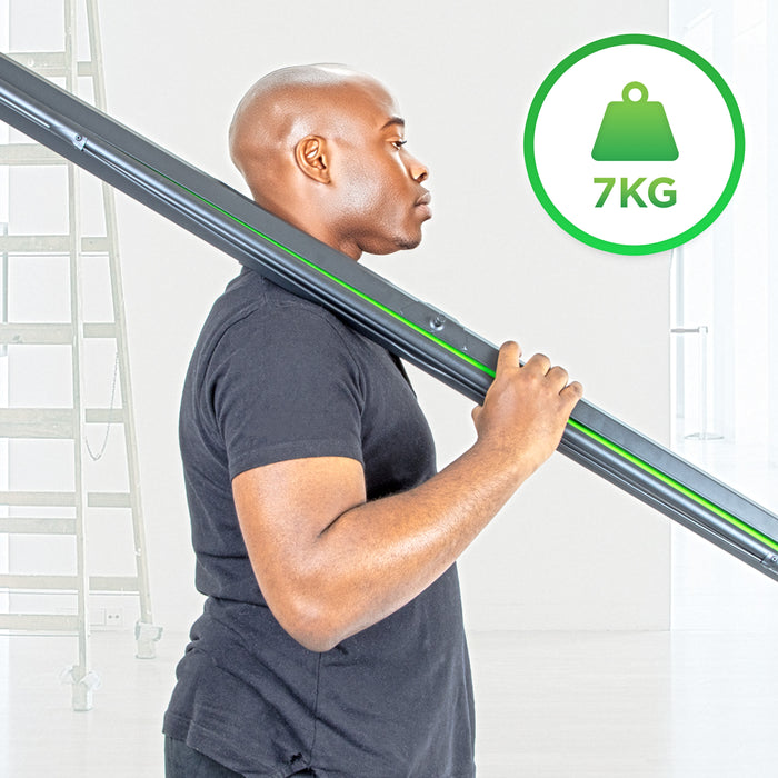 Duronic Floor Green Screen Backdrop TPS13 GN Projector Screens with Tripod Stand, Portable Foldable Crease-Free Projection Display Viewing Sheet Backgrounds for Projectors Home Office Videos Artists