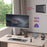 Duronic DM6A1 Dual Monitor Stand, Ergonomic Gas Powered Two 32” Monitor Arms Adjustable PC Desk Mount with VESA 75/100 Compatibility Computer Arm for Home Office Work