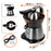 Duronic Electric Citrus Juicer JE304, 2 Interchangeable Lemon Squeezer Cones, 300W Electric Hand Press with Adjustable Pulp Filter and Pouring Spout, Ideal for Fresh Orange, Lime juice