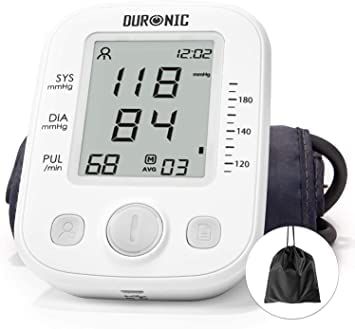 Duronic Blood Pressure Monitor BPM200 CE Approved and Medically Certified Automatic Upper Arm Monitor 2 user 99 Record Memory for Accurate Home use