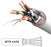 Duronic Ethernet Cable 15M High Speed CAT 8 Patch Network Shielded Lead 2GHz / 2000MHz / 40 Gigabit, CAT8 SFTP Wire, Snagless RJ45 Super-Fast Data - White