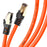 Duronic Ethernet Cable 5M High Speed CAT 8 Patch Network Shielded Lead 2GHz / 2000MHz / 40 Gigabit, CAT8 SFTP Wire, Snagless RJ45 Super-Fast Data - Orange