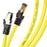 Duronic Ethernet Cable 1M High Speed CAT 8 Patch Network Shielded Lead 2GHz / 2000MHz / 40 Gigabit, CAT8 SFTP Wire, Snagless RJ45 Super-Fast Data - Yellow