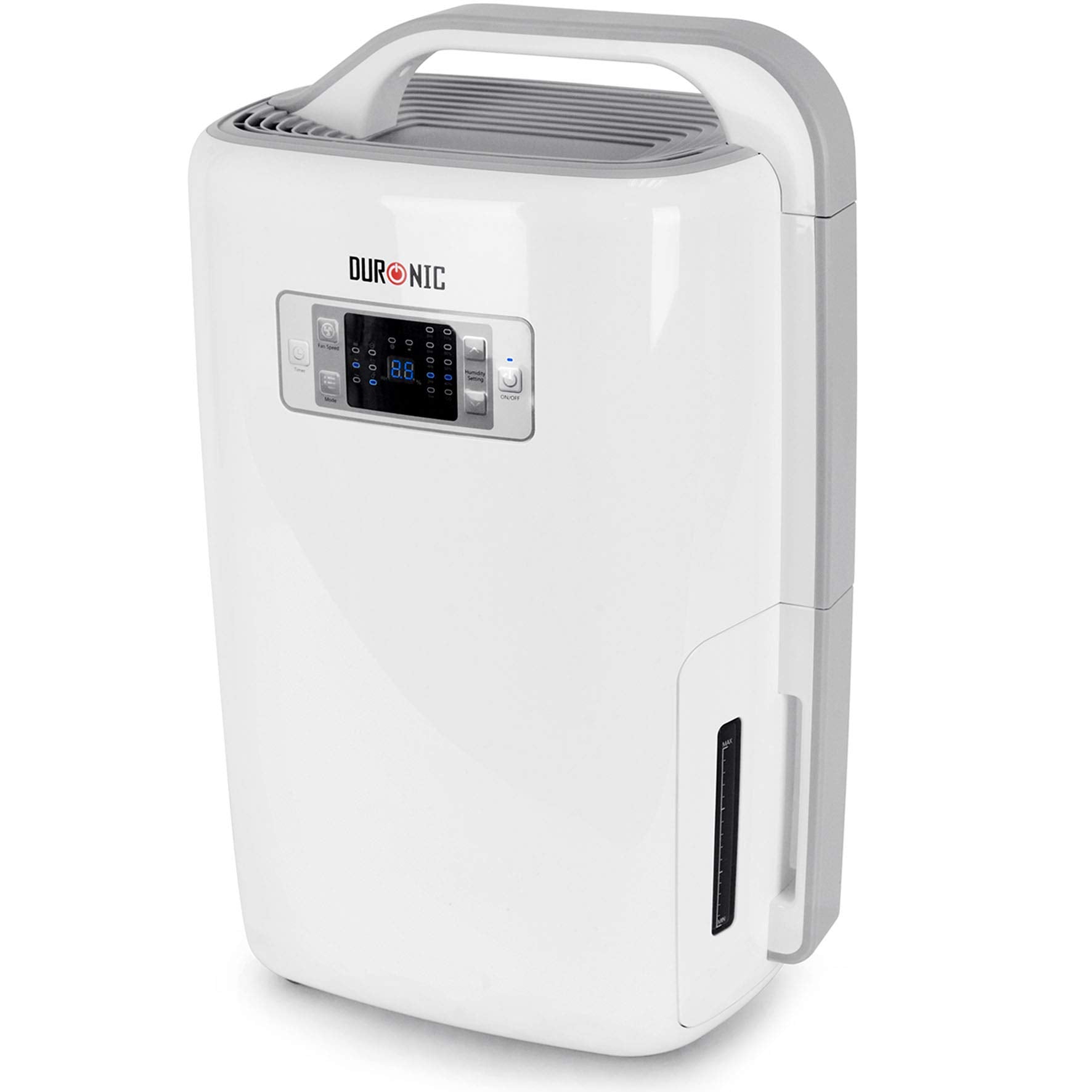 Duronic Dehumidifier DH20 Air Dehumidifier for clothes drying, Black Mould, Damp & Condensation Remover, Wardrobe, Bathroom, Small Bedroom, Utility Room 4L Tank, 20L in a Day