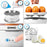 Duronic Electric Egg Boiler EB27 WE, Steamer for Eggs, Egg Cooking Machine, Automatic Egg Boiler Electronic Egg Poacher Machine  for 7 Soft, Medium & Hard Boiled Eggs