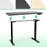 Duronic Sit Stand Desk Frame TM12 BK | Electric Standing Office Table | Frame ONLY | Height Adjustable 71-116cm | Ergonomic Workstation | BLACK | Memory Function | Single Motor / 2 Stage