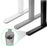 Duronic Sit Stand Desk Frame TM12 BK | Electric Standing Office Table | Frame ONLY | Height Adjustable 71-116cm | Ergonomic Workstation | BLACK | Memory Function | Single Motor / 2 Stage