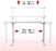 Duronic Sit Stand Desk Frame TM22 WE | Electric Standing Office Table | Frame ONLY | Height Adjustable 71-116cm | Ergonomic Workstation | WHITE | Memory Function | Dual Motor / 2 Stage