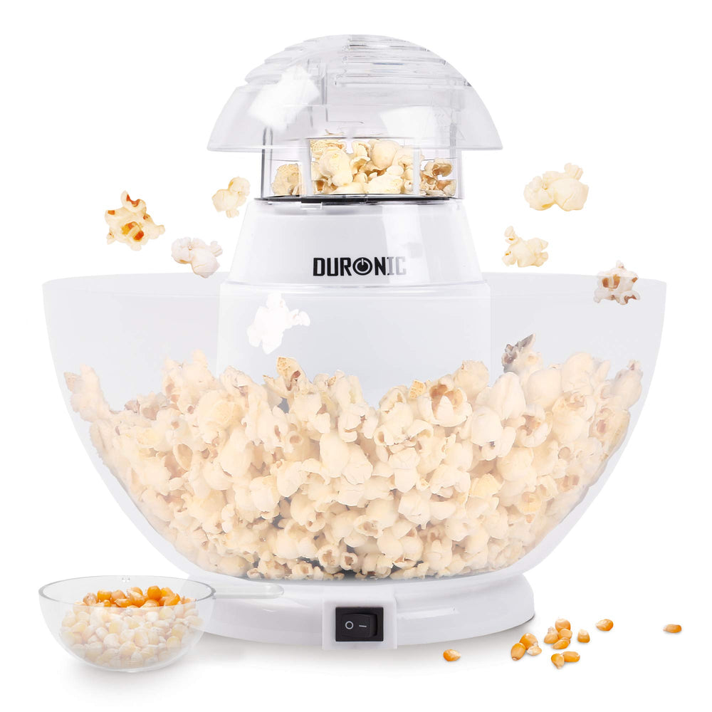 Duronic Popcorn Machines POP50 WE Electric Pop Corn Maker 1200W Popcorn Popper Machines for Healthy Low Calorie Snacking, Movies Nights, Parties, Events, Picnics