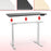 Duronic Sit Stand Desk Frame TM22 WE | Electric Standing Office Table | Frame ONLY | Height Adjustable 71-116cm | Ergonomic Workstation | WHITE | Memory Function | Dual Motor / 2 Stage